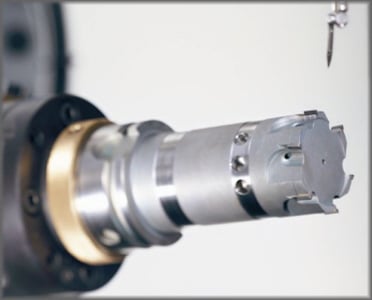 PCD Tipped HSK Integral Shank Milling Cutter